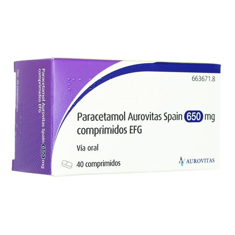 Paracetamol Aurovitas Spain 1 G Comprimidos EFG – Prospecto y Usos