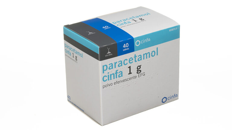 Paracetamol en sobres: Prospecto, dosis y precauciones (1g, polvo efervescente, CINFA EFG)
