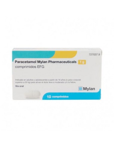 Paracetamol Mylan 1 g: Prospecto y Comprimidos EFG de Mylan Pharmaceuticals