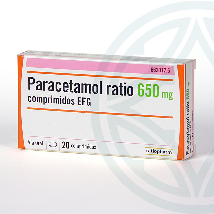 Paracetamol Ratio 650 mg: Ficha técnica y eficacia de los comprimidos EFG