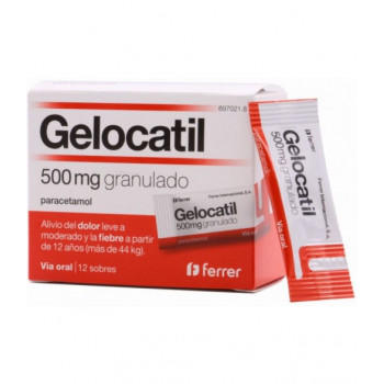 Paracetamol Sobres 500 mg: Prospecto y Beneficios del Gelocatil 500 mg