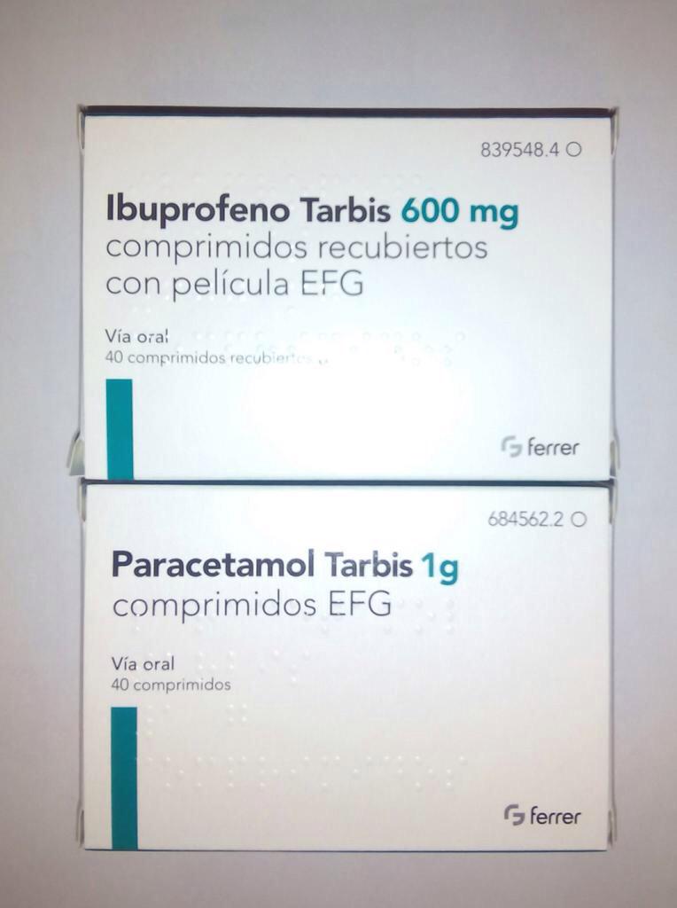 Paracetamol Tarbis 1g – Prospecto, Comprimidos EFG | Tarbis Farma