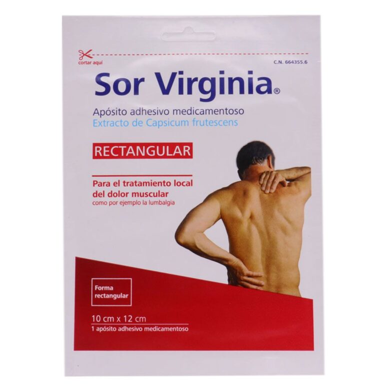 Parches Sor Virginia: Ficha Técnica de Aposito Adhesivo Medicamentoso Rectangular