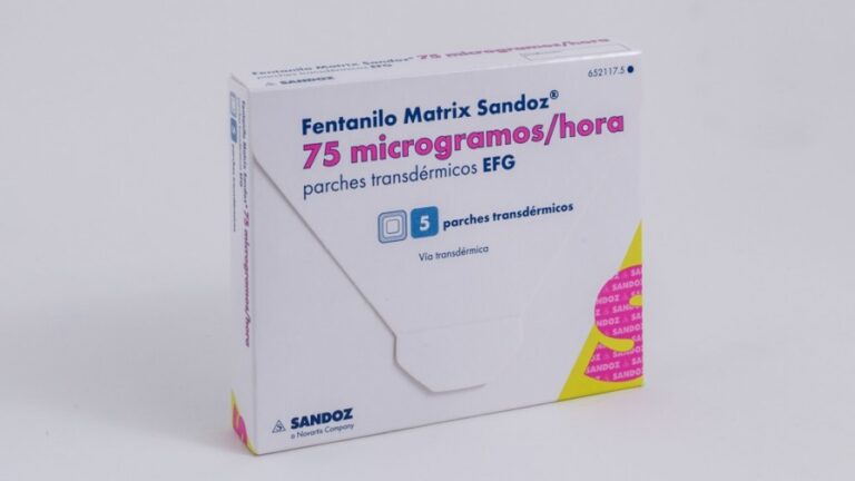 Parches Transdérmicos Fentanilo Matrix Sandoz 75 mcg/hora: Prospecto y Información