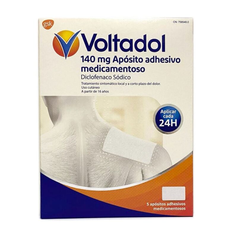 Parches Voltadol 140 mg: Prospecto, Contraindicaciones y Uso