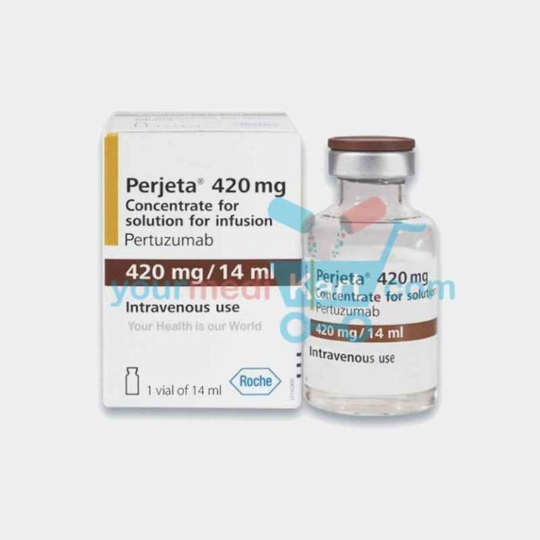 Pertuzumab: Efectos secundarios del concentrado para perfusión Perjeta 420 mg