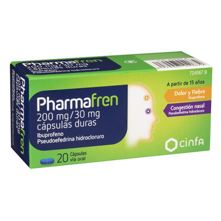 Pharmafren: ¿Para qué sirven las cápsulas duras de 200 mg/30 mg?