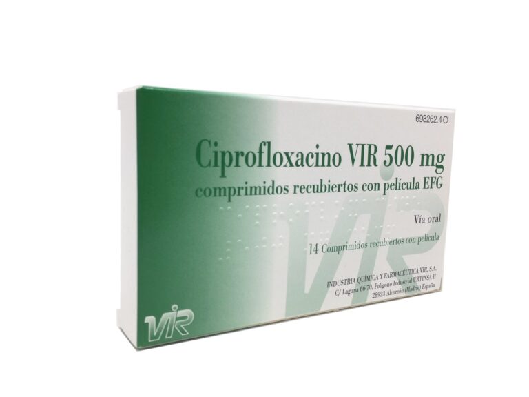 Picor en los testículos: Prospecto Ciprofloxacino Vir Pharma 750 mg Comprimidos Recubiertos con Película EFG