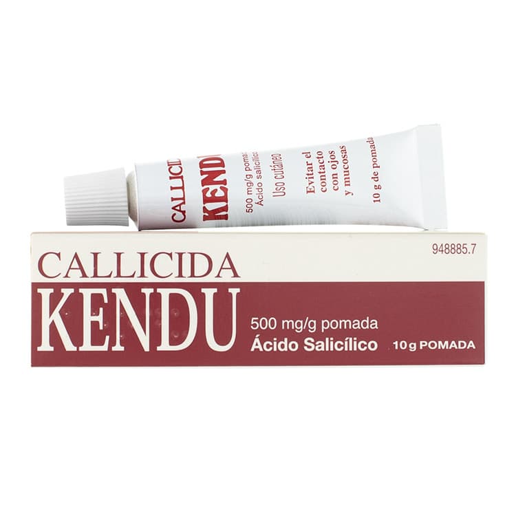 Pomada Callicida Kendu 500 mg/g: Adiós a los ojos de gallo