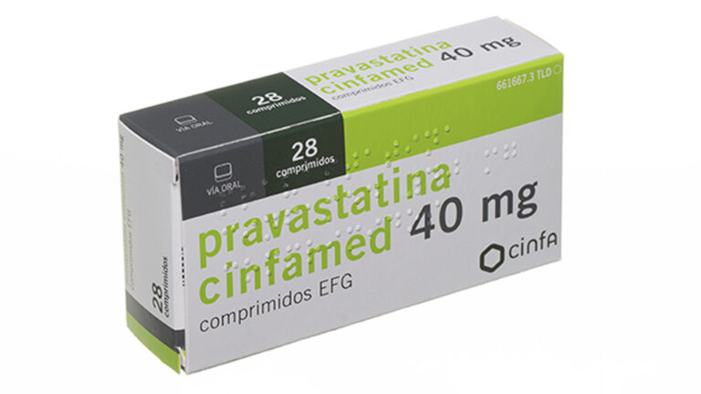 Pravafenix 40/160 mg: Prospecto, dosis y efectos secundarios de la pravastatina Cinfamed 10 mg comprimidos EFG