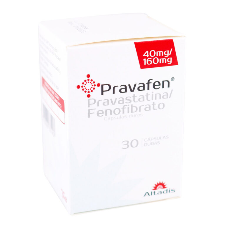 Precio de Pravafenix 40 mg/160 mg: Información y Presentación en Cápsulas Duras