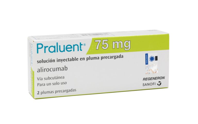 Precio del Praluent de 150 mg en solución inyectable en pluma precargada