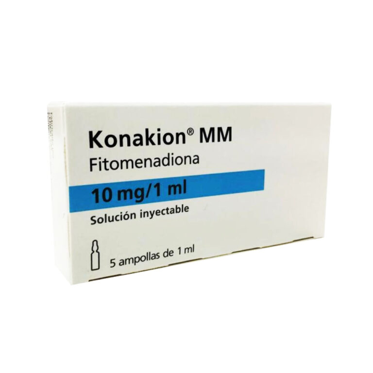 Precio del Suero Fisiológico en Farmacias Similares: Ficha Técnica Konakion 10 mg/ml – Solución Oral/Solución Inyectable