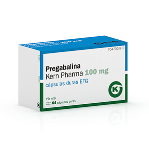 Pregabalina 100 mg: Prospecto y usos de las cápsulas duras Kern Pharma EFG
