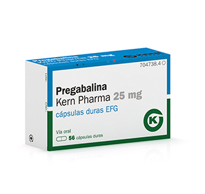 Pregabalina 25 mg/dosis: Ficha Técnica y Presentación en Cápsulas Duras de Kern Pharma (EFG)