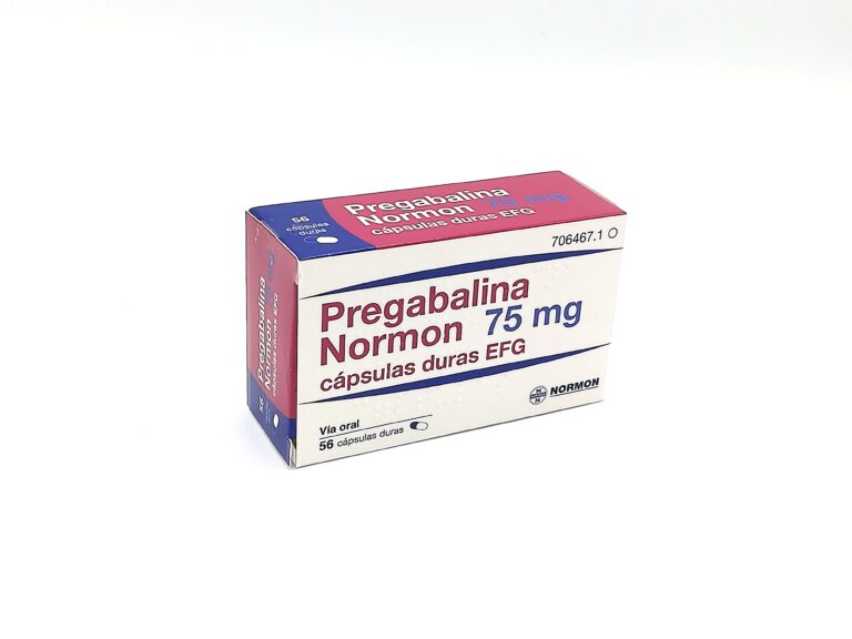 Pregabalina Normon 75 mg: Dosis y Ficha Técnica de las cápsulas duras EFG