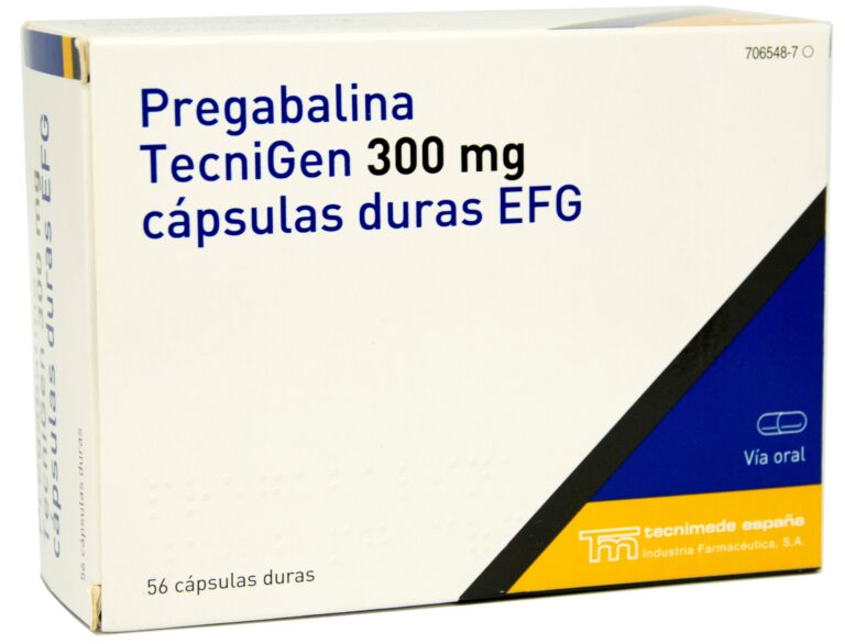 Pregabalina TECNIGEN 300 mg: Prospecto, indicaciones y contraindicaciones