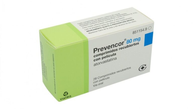 Prevencor 80 mg: Prospecto, Comprimidos Recubiertos con Película