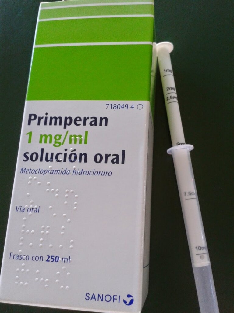 Primperan precio sin receta: Ficha técnica, dosis y presentación del Primperan 1mg/ml solución oral