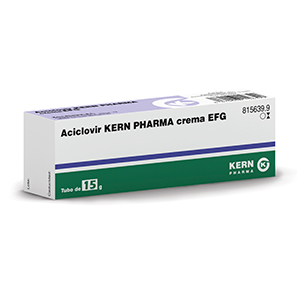 Prospecto Aciclovir Kern Pharma 50 mg/g Crema EFG: Precio y dosis recomendada