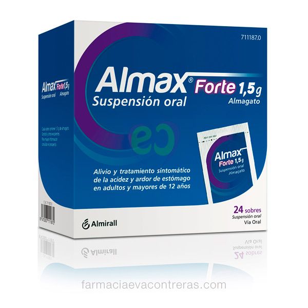 Prospecto Almax Forte 750 mg | Comprimidos Masticables Sabor Fresa | Descubre Todo sobre Almax Forte