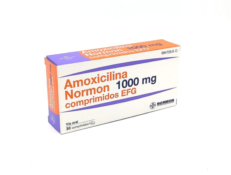 Prospecto Amoxicilina Normon 1000 mg: información y dosificación