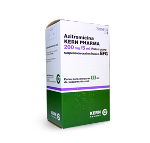 Prospecto Azitromicina Kern Pharma 200 mg/5 ml – Polvo para suspensión oral EFG