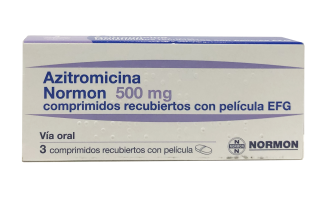 Prospecto Azitromicina Normon 500 mg: Comprimidos Recubiertos con Película EFG