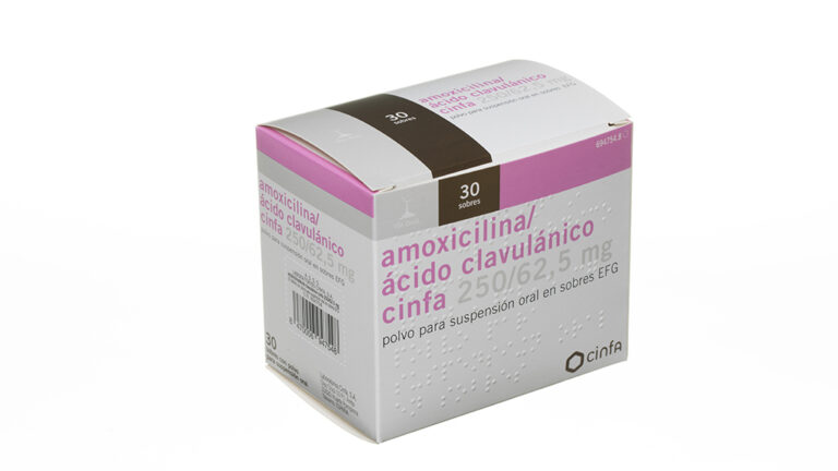 Prospecto de Amoxicilina 250 +62,5 mg: Polvo para suspensión oral en sobres EFG | CINFA