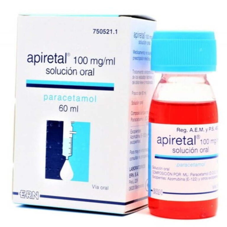 Prospecto de Apiretal: Uso, dosis y precauciones – Apiretal 24 mg/ml suspensión oral prospecto actualizado