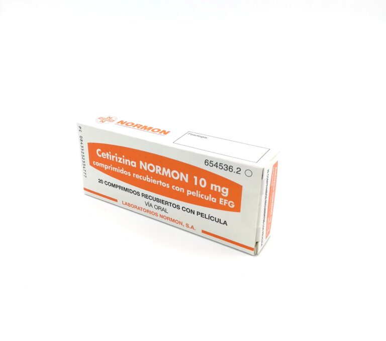 Prospecto de Cetirizina Normon 10 mg: Comprimidos Recubiertos con Película EFG