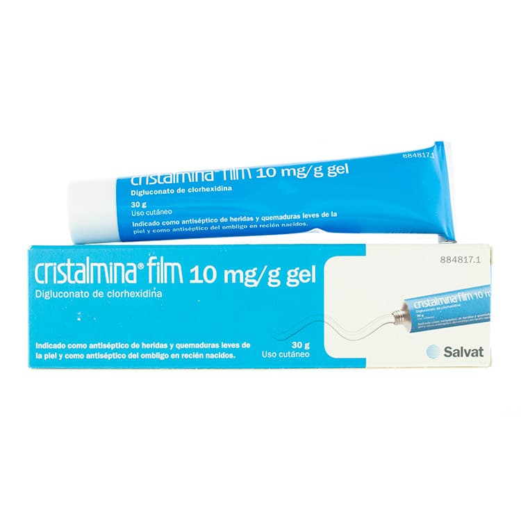 Prospecto de Cristalmina Film 10 mg/g Gel: Información y uso