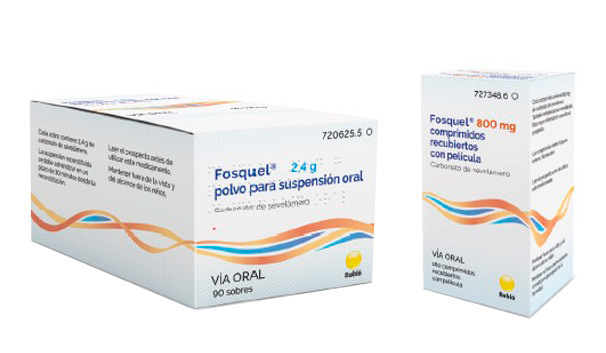 Prospecto de Fosquel 800 mg: Información sobre el tratamiento para niveles altos de fósforo en sangre