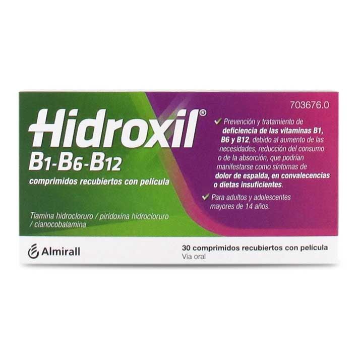 Prospecto de Hidroxil B1-B6-B12: Comprimidos Recubiertos con Película | Información y Beneficios