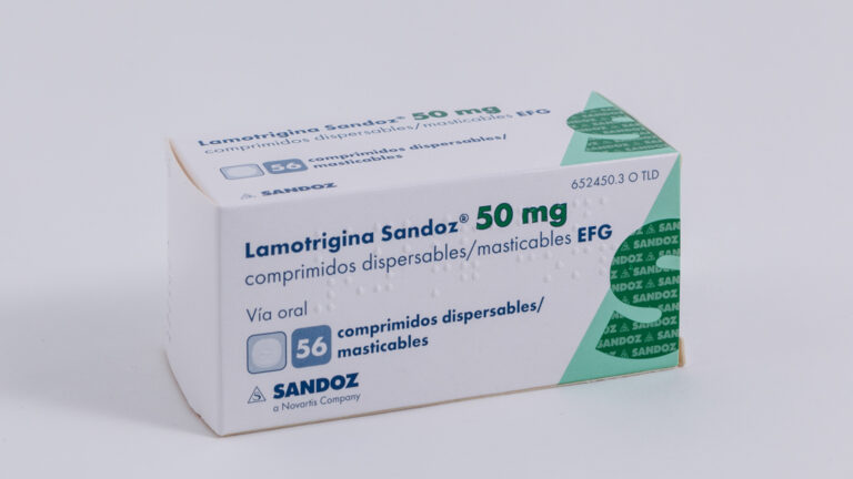 Prospecto de Lamotrigina Sandoz 50 mg: Comprimidos Dispersables/Masticables EFG – Información y dosis