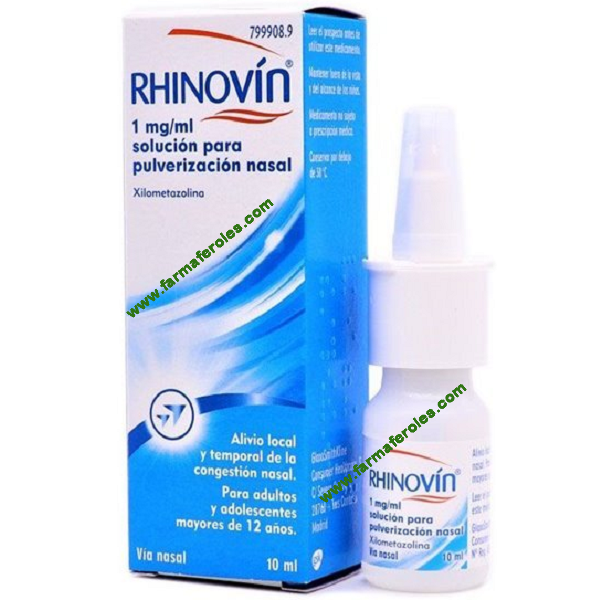 Prospecto del Rhinovin nasal spray – Solución para pulverización nasal 1,18 mg/ml