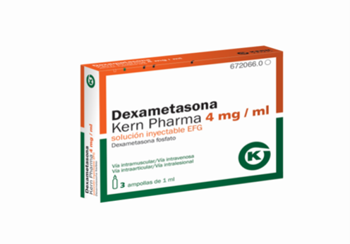 Prospecto Dexametasona 4 mg Inyectable – Kern Pharma | Solución EFG