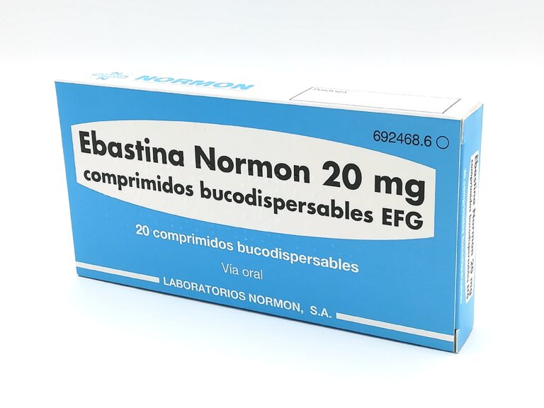 Prospecto Ebastina Normon 20 mg: Comprimidos bucodispersables EFG – Información y dosificación
