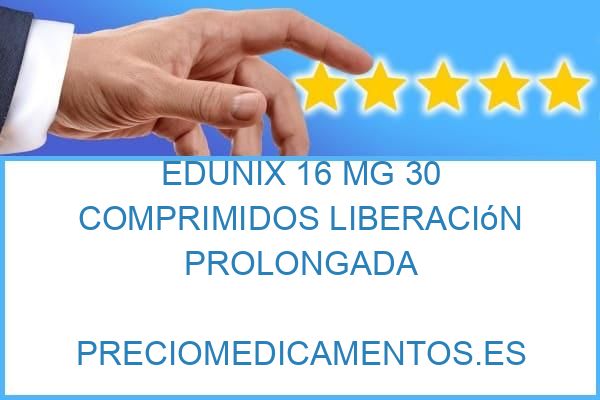 Prospecto Edunix 16mg: Comprimidos de Liberación Prolongada | Información y Dosificación