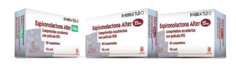 Prospecto Espironolactona Alter: Usos y Presentación