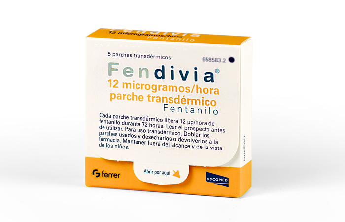 Prospecto Fendivia | Conversión de 25 microgramos a miligramos | Parche transdérmico de liberación continua