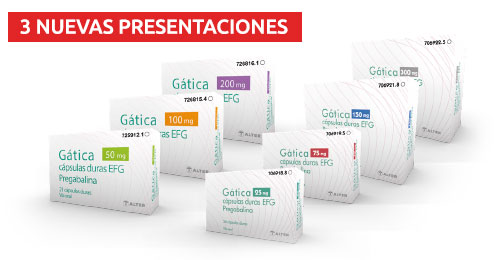 Prospecto Gatica 25 mg: Información sobre las cápsulas duras EFG