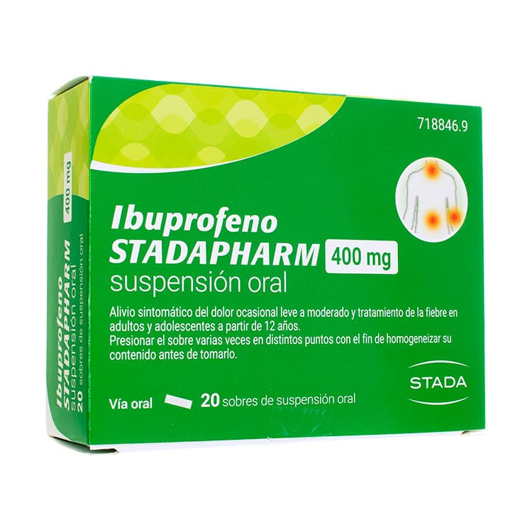 Prospecto Ibuprofeno Stadapharm 400 mg – Suspensión Oral: Información y dosificación del medicamento