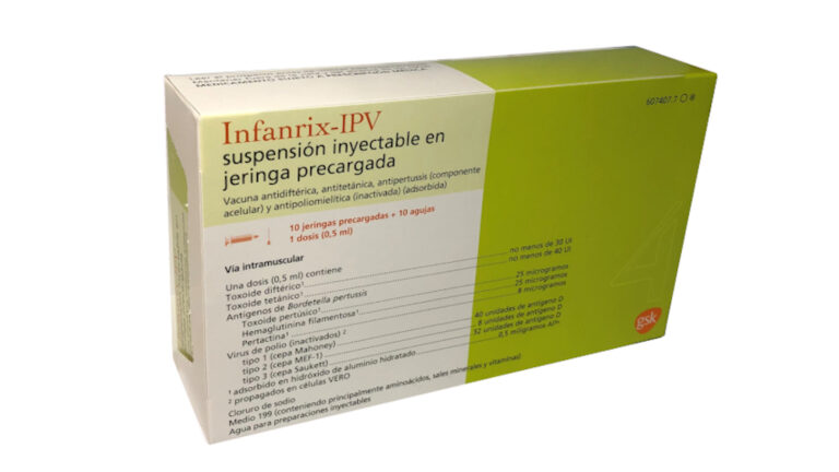 Prospecto Infanrix-IPV: Información sobre la Suspensión Inyectable en Jeringa Precargada