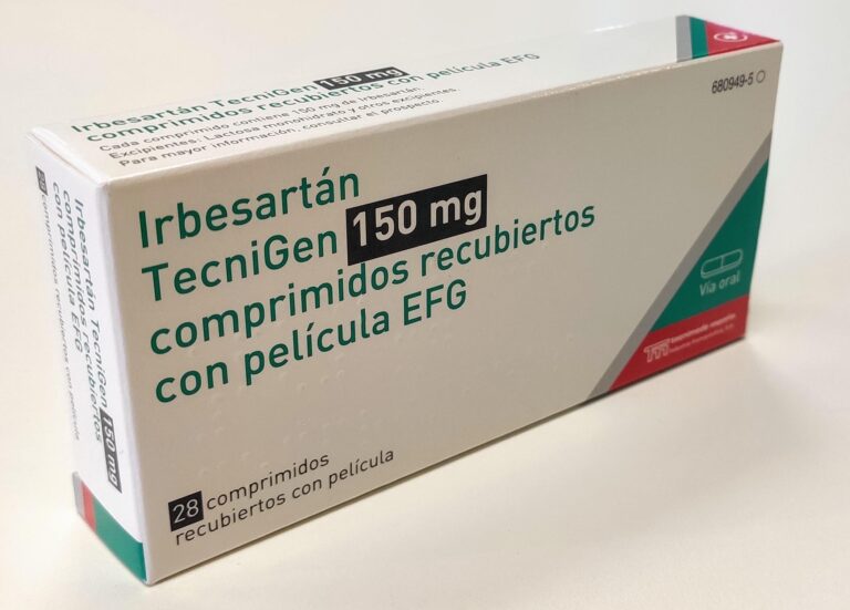 Prospecto Irbesartan 150 mg: Información sobre Compromisos Alter con Película EFG