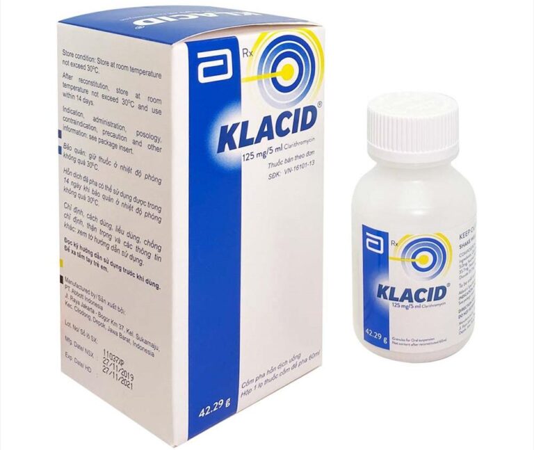 Prospecto Klacid Suspension 125mg/5ml: dosis, indicaciones y efectos secundarios