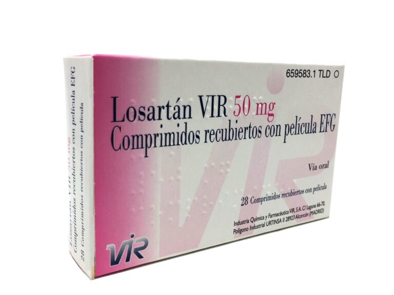 Prospecto Losartan VIR 50 mg: Comprimidos recubiertos con película EFG