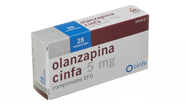 Prospecto: Olanzapina Cinfa 5 mg Comprimidos EFG para niños y Coca Cola – Indicaciones y precauciones