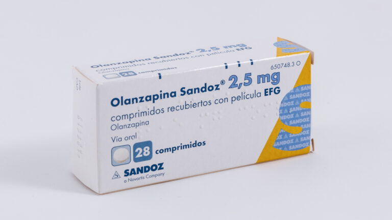 Prospecto Olanzapina Sandoz 2.5 mg: Comprimidos Recubiertos con Película EFG