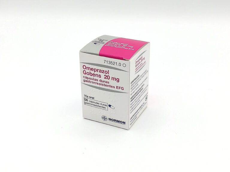 Prospecto Omeprazol Gobens 20 mg: Información sobre Cápsulas Duras Gastrorresistentes EFG